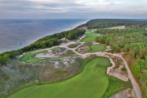 Friars Head 17th Side Ocean Aerial